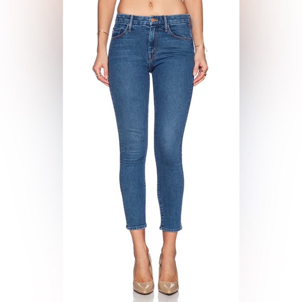MOTHER x Candice Swanepoel HIGH WAISTED LOOKER CROP JEAN